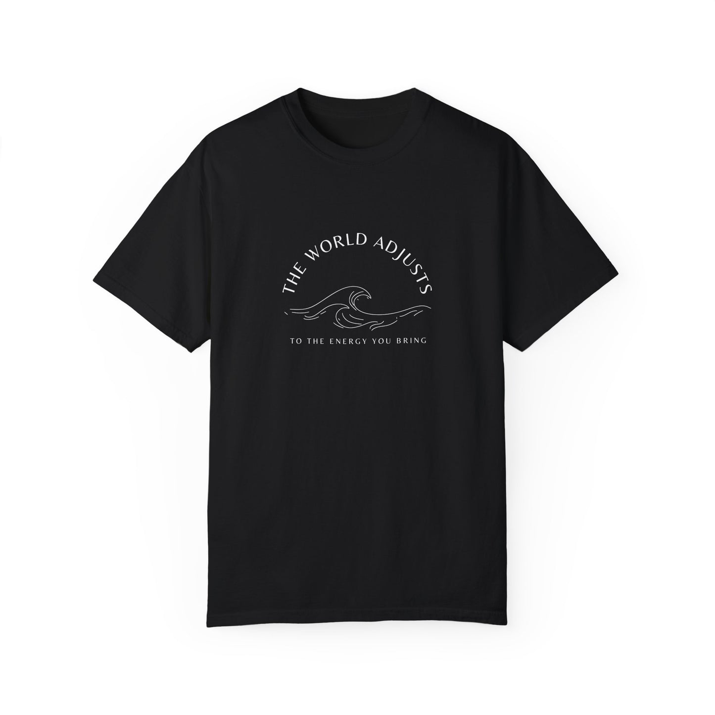 THE WORLD ADJUSTS TEE