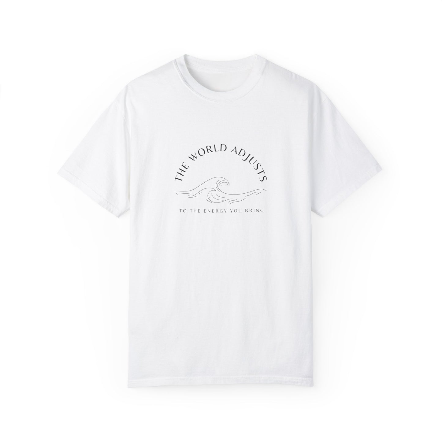 THE WORLD ADJUSTS TEE