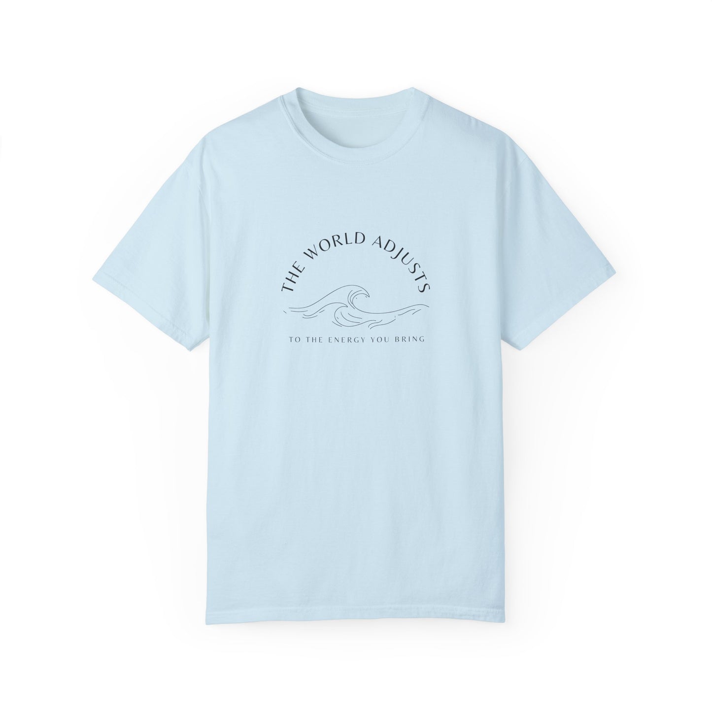 THE WORLD ADJUSTS TEE