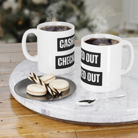 Checked Out Mug