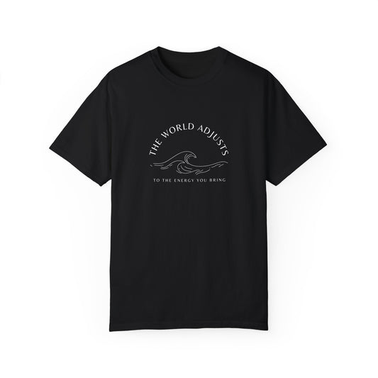 THE WORLD ADJUSTS TEE