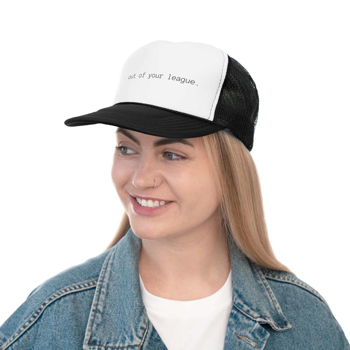 OUT OF YOUR LEAGUE - TRUCKER CAP