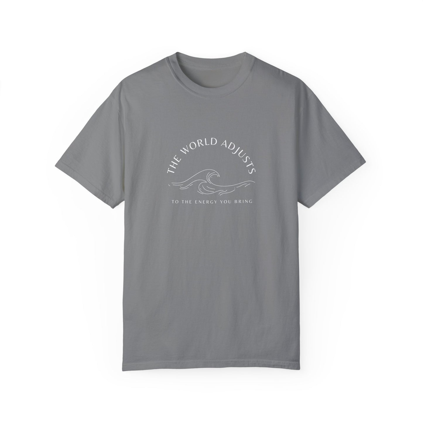 THE WORLD ADJUSTS TEE