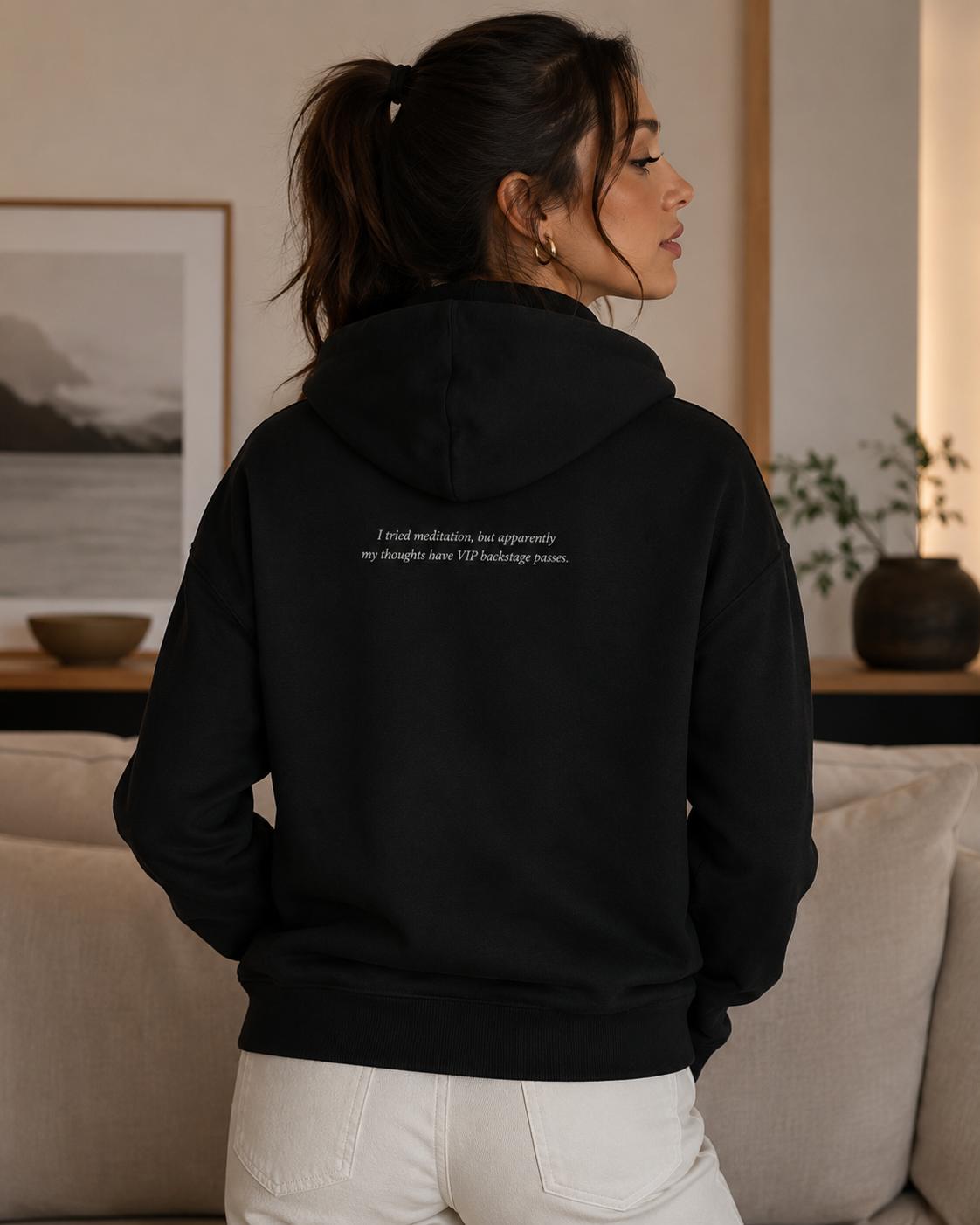 VIP Thoughts Zip up Pocket Hoodie