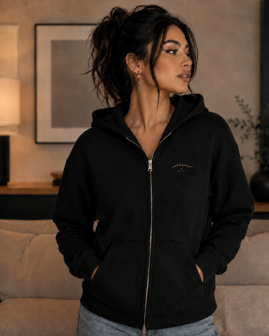 Higher Consciousness Zip up Pocket Hoodie