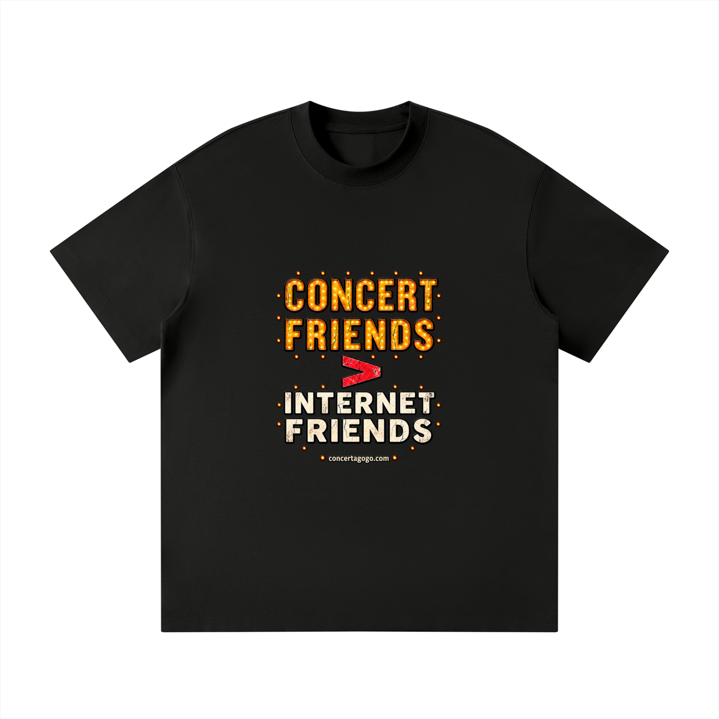Concert Friends Crewneck T-Shirt