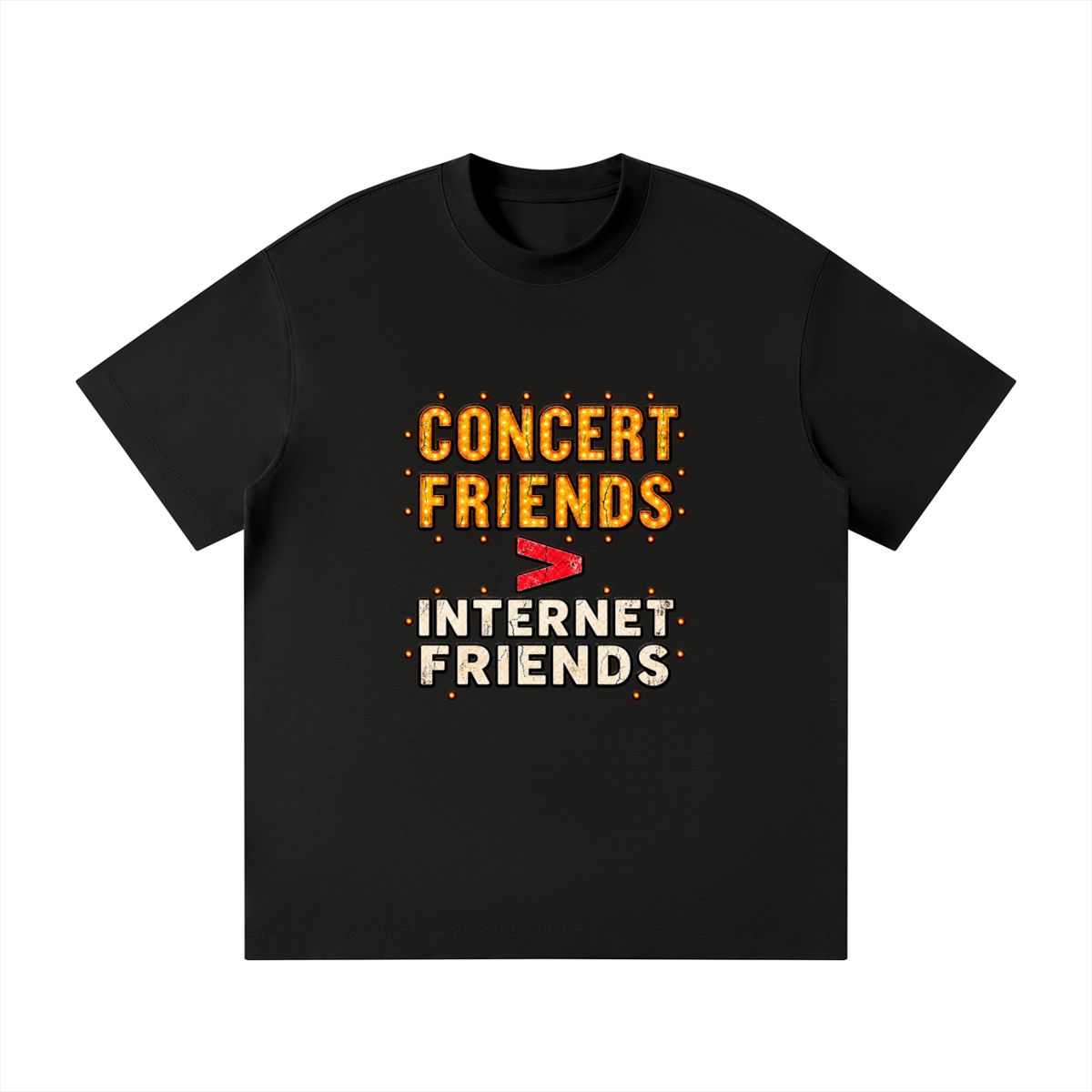Concert Friends Crewneck T-Shirt