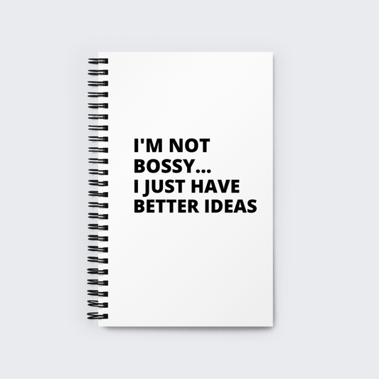 Bossy notebook